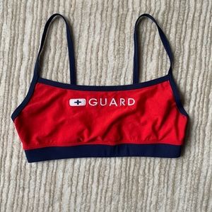 Guard bikini top
